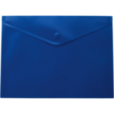 Папка-конверт А4 на кнопці, JOBMAX, непрозора, синій, BM.3924-02