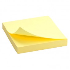 блок паперу delta by axent 75x75мм 100арк.с клейким шаром,жовтий. D3314-01