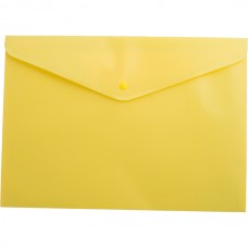 Папка-конверт А5 на кнопці, матова, жовтий. BM.3935-08
