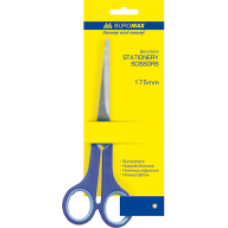 Ножиці "BUROMAX" з гумовими вставками ручки 175мм BM.4504