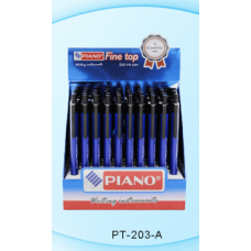 Ручка кульк. Piano PT-203 синя