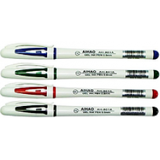 Ручка гелева AIHAO-801А  4 кольор.