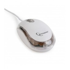 Мышь Gembird MUS-U-01-WT, USB, белый