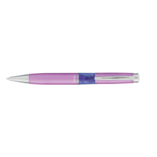 Ручка кулькова "Lavender", бузковий, в білій фоторамці, LS. 402003-28