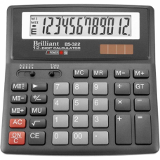 Калькулятор BS-322  12р., 2-пит.BRILLIANT