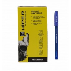 Ручка масл.Hiper Accord HO-500 0,7мм синя